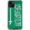 Saudi Arabia Flag Distressed iPhone 13 Clear Case